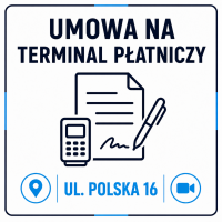 Podpisanie umowy na terminal płatniczy